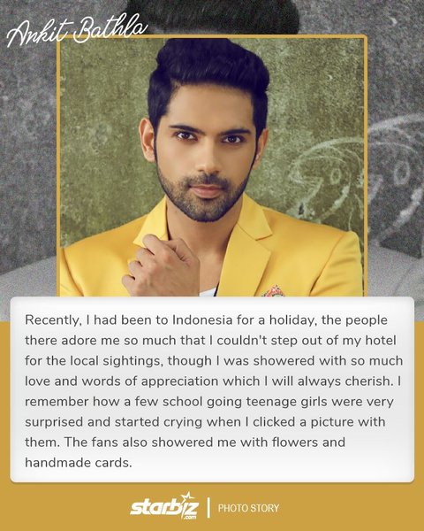 TV actor and Fan Experience Ankit Bathla