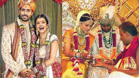 Aishwarya Rai and Abhishek Bachchan wedding