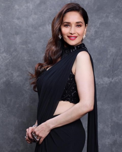 Madhuri Dixit Oozes Elegance And Glamour In A Yell