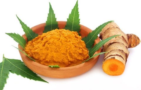 Medicinal Turmeric Paste With Neem Leaves 165d