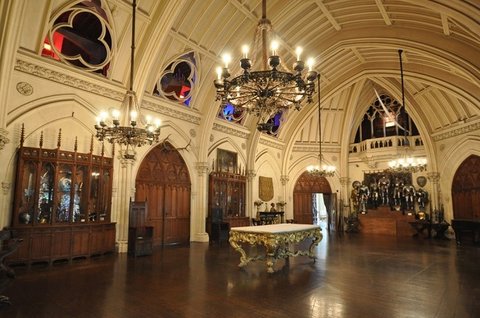 The Ballroom of the castle - Belcourt of Newport mansion