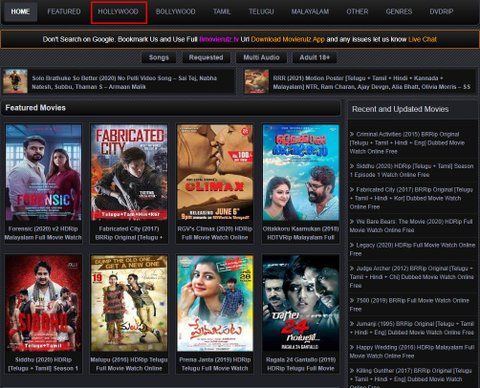 tamil dubbed movies websites list