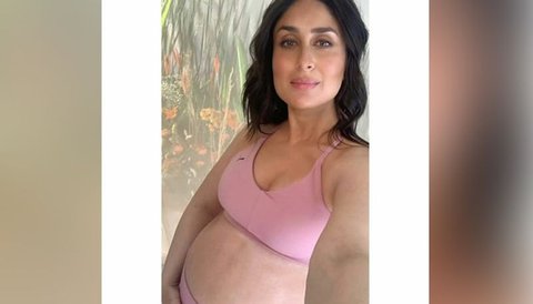 Amrita Arora Nude - Kareena Kapoor flaunts naked baby bump on the sets of Puma photoshoot -  StarBiz.com