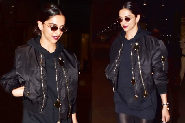 Deepika Returns From Paris
