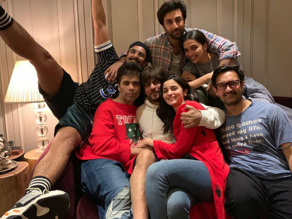 Alia & Ranbir Were Also Spotted Chilling With Deepika