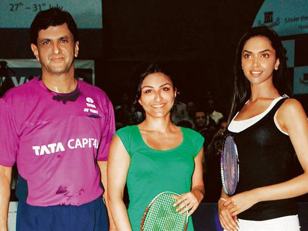 Deepika On Playing Badminton 