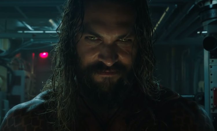 A still of Jason Momoa as Aquaman. Screengrab form YouTube