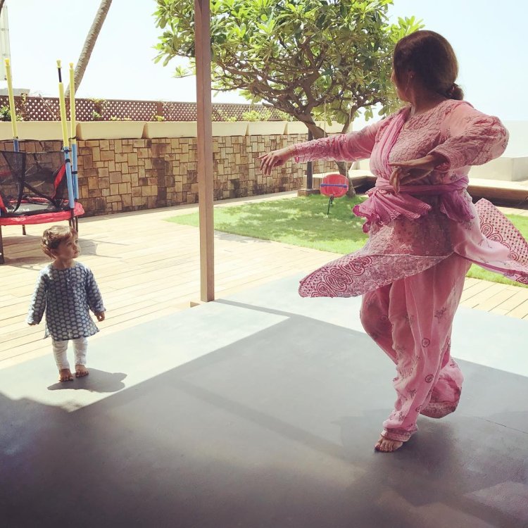 Misha was mesmerized by her grandmother Kathak dance