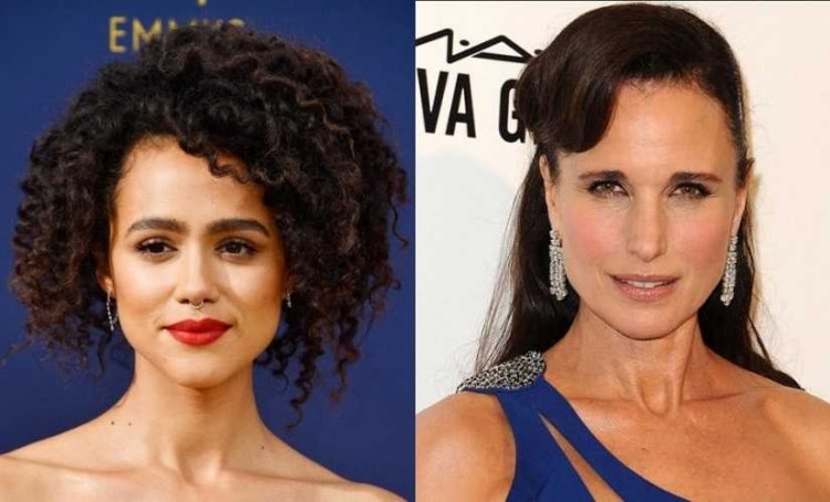 Nathalie Emmanuel and Andie MacDowell.