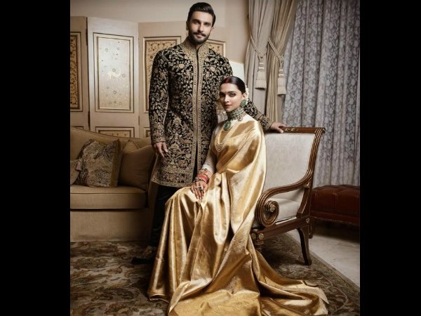 Decoding Deepika Kanjivaram Sari From Her Reception