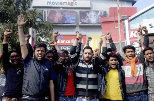 Hindu activists protest against the movie Kedarnath