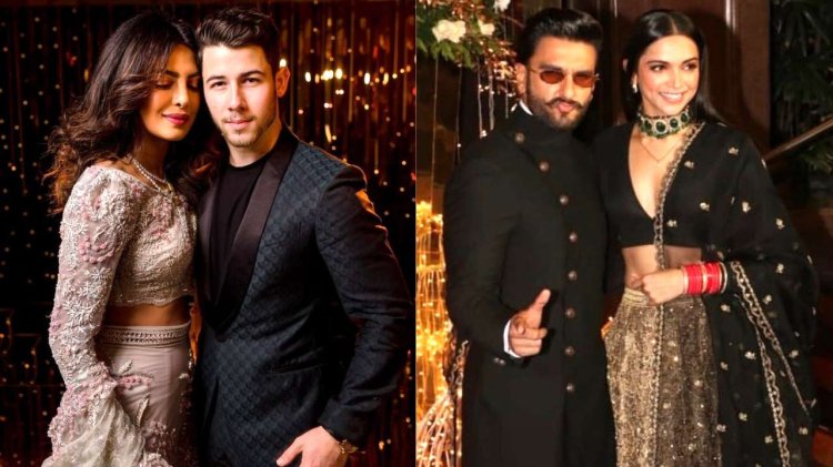 Kết quả hình ảnh cho Priyanka Chopra, Nick Jonas dance to Pinga with Deepika Padukone, Ranveer Singh
