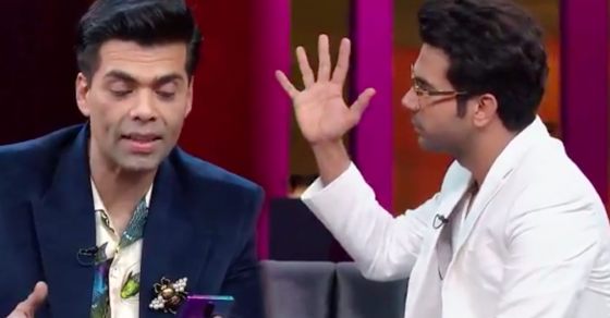 Koffee with Karan 6: Rajkummar Rao chose Karan Johar to be his gay ...