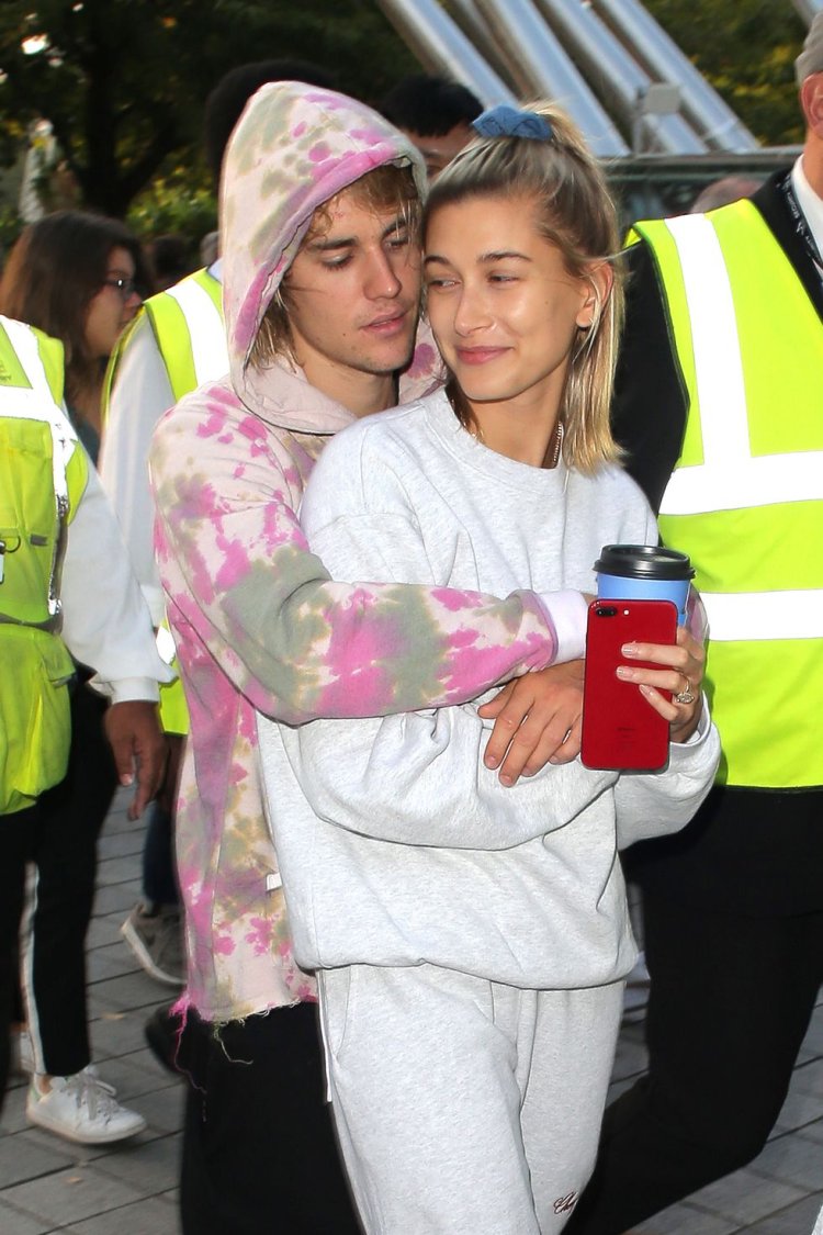 Justin Bieber And Hailey Baldwin Seen At The Londo