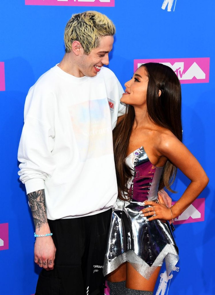 Pete Davison And Ariana Grande Attend The 2018 Mtv
