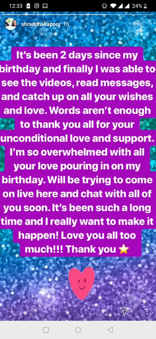 Shraddha Kapoor Birthday