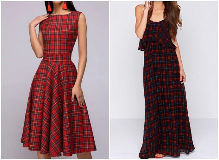 Tartan Plaid Dresses Fashion 1552487107