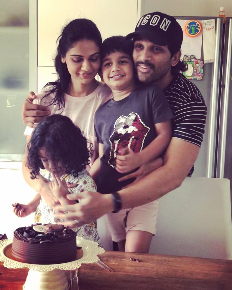 Allu Arjun Son Receives A Lavish Swimming Pool - On His 5th Birthday