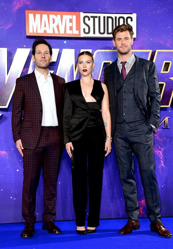 Scarlett Johansson attended Avengers Endgame event with Chris Hemsworth and Paul Rudd
