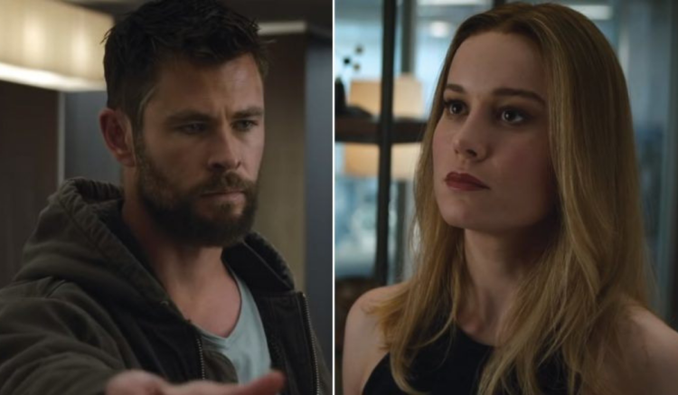 Avengers: Endgame Captain Marvel Thor