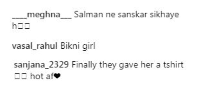 Disha Patani Fan Comment