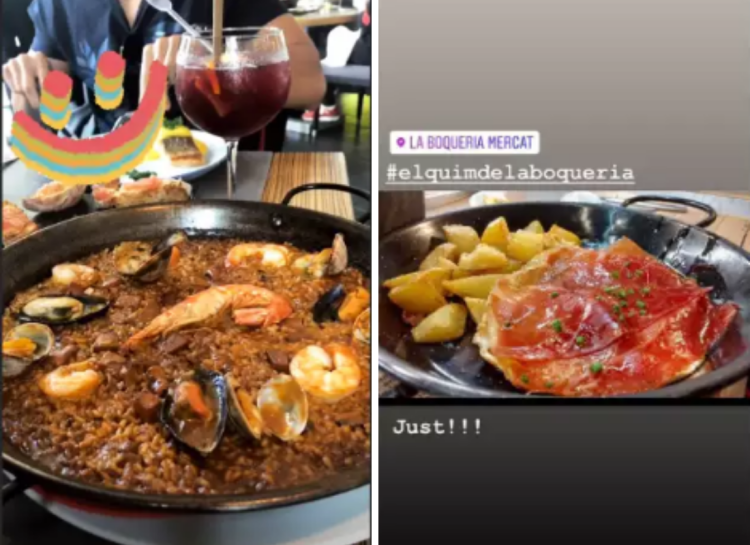 Samantha Akkineni Naga Chaitanya Lunch Spain