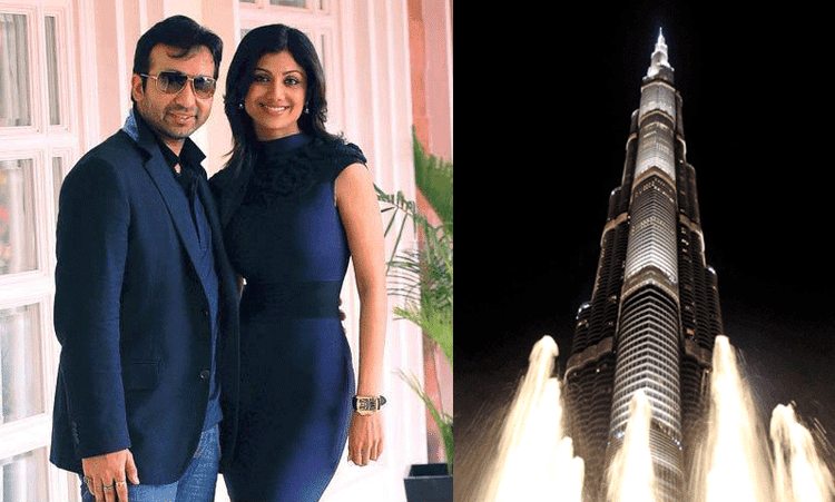 Raj Kundra And Shilpa Shetty Burj Khalifa Flat