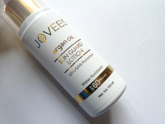 Jovees Sun Guard Lotion Label