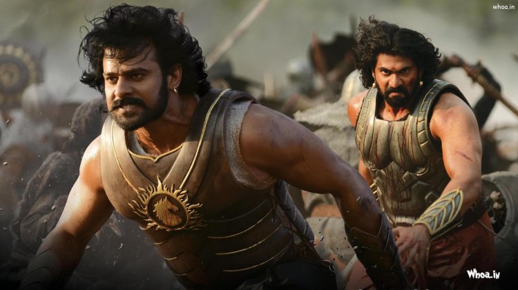 Prabhas And Rana In Baahubali As Baahubali And Bha