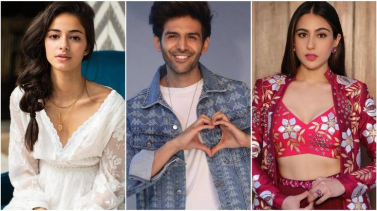 Ananya Panday, Kartik Aaryan and Sara Ali Khan