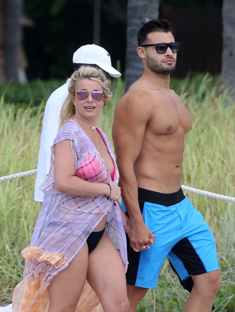 Britney Spears and Sam Asghari