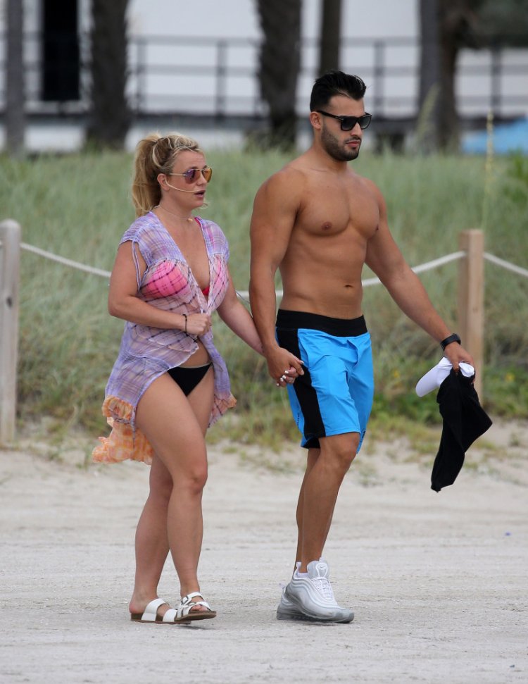 Britney Spears and Sam Asghari