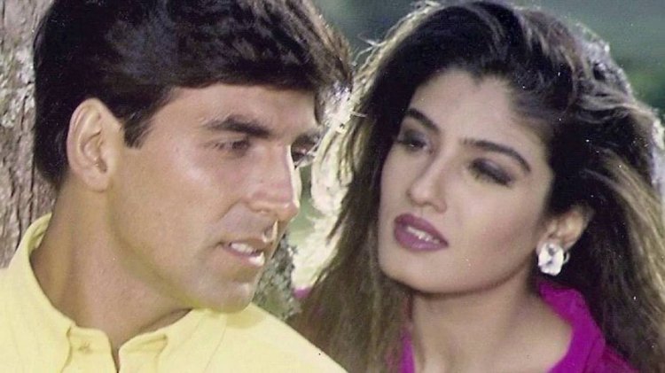 Raveena Tandon and Akshay Kumar