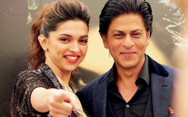 Deepika Padukone and Shah Rukh Khan