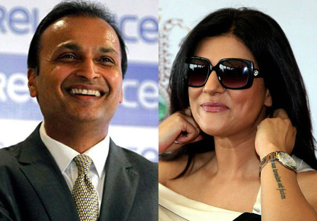 Sushmita Sen And Anil Ambani