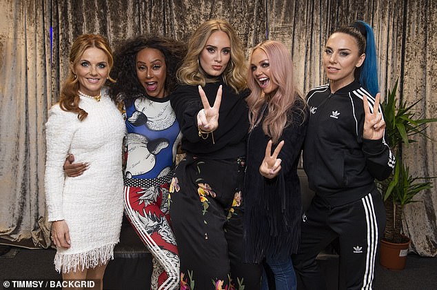 Adele attended the Spice Girls final reunion show 