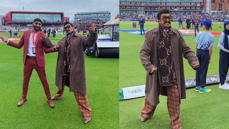 Ranveer Singh At Old Trafford