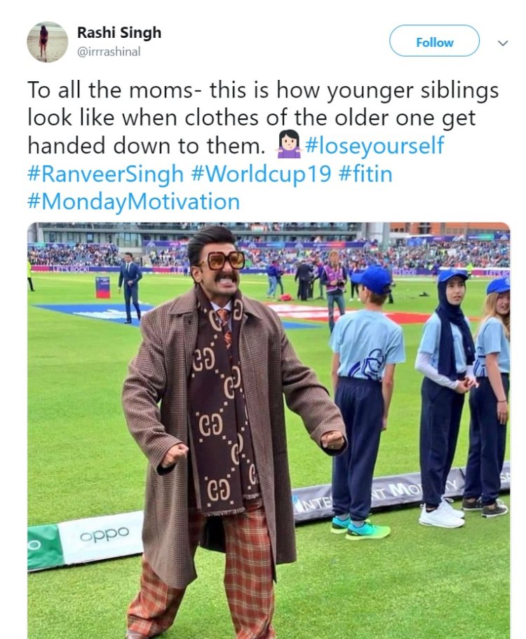 Ranveer Singh Icc World Cup1