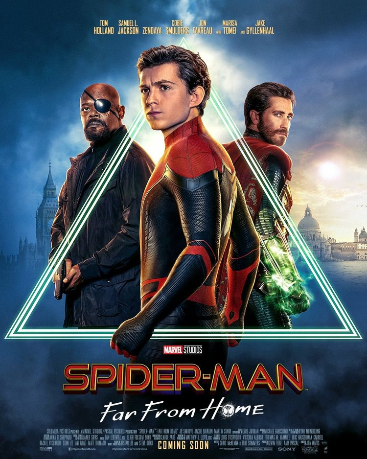 spider-man far from home poster