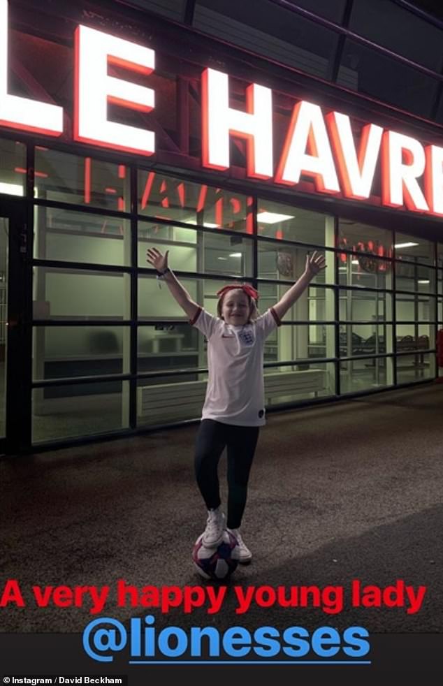 David Beckham daughter