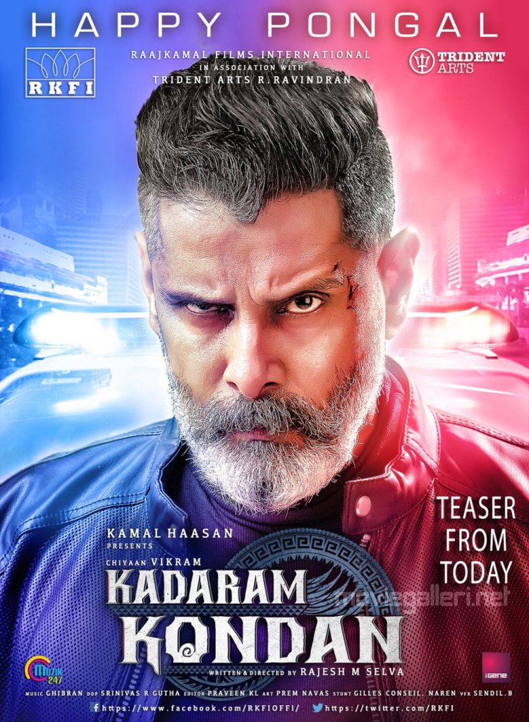 Chiyaan Vikram Kadaram Kondan Movie Teaser From To