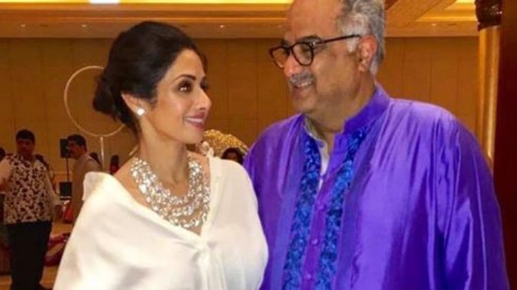 Boney Kapoor and Sridevi