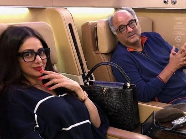 Boney Kapoor and Sridevi