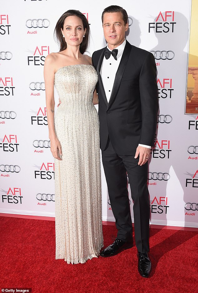 Angelina and Brad in 2015