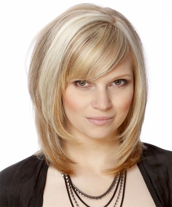 Face Framing - shoulder length hairstyles for fine hair