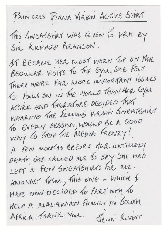 Princess Diana Old Sweatshirt