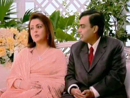 Mukesh And Neeta Ambani With Simi Garewal