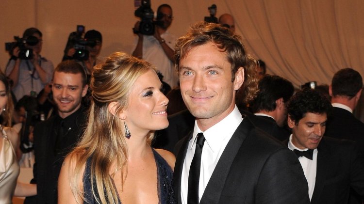 Sienna Miller and Jude Law