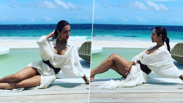 Malaika Arora Hot Photo On Beach
