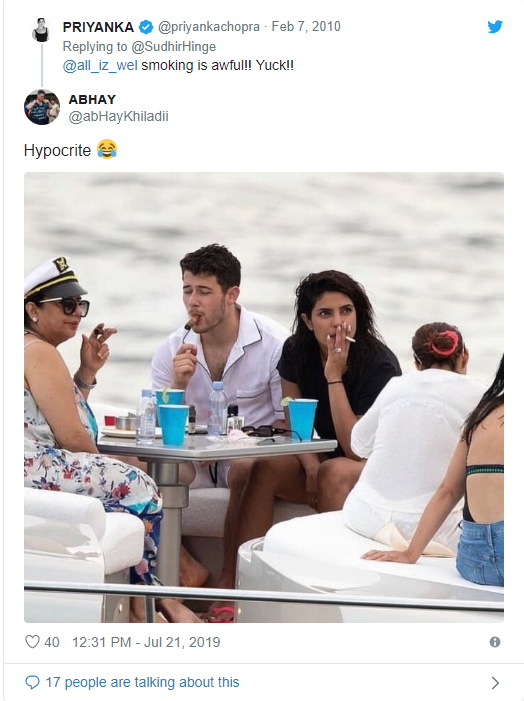 Priyanka Smokes 1